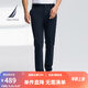 諾帝卡（NAUTICA）【單件直降】男裝25春夏新款涼感四面彈修身直筒休閑褲男PO5221 藏青4NV 36