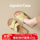 奧古獅登（Agsdon）拖鞋女夏季新款平底外穿時(shí)尚涼拖女復古沙灘拖鞋 452120 黃色 39