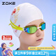 洲克（ZOKE）兒童電鍍泳鏡高清防水防霧游泳比賽訓(xùn)練青少年競速623502202-3