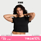 維多利亞的秘密 PINK 舒適休閑百搭T恤睡衣上裝 3XZS黑色 11247601 M