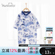歡喜小熊 嬰兒衣服夏季中國(guó)風(fēng)純棉長(zhǎng)袖連體衣女百天國(guó)潮哈衣睡衣男寶寶 獨(dú)角獸202644 80cm (建議10-18月身高73-80cm)