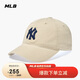 MLB男女情侶款四季經(jīng)典大標軟頂棒球帽休閑百搭3ACP6601N-50BGP-F