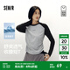 森馬[商場(chǎng)同款]長(cháng)袖T恤女短款修身收腰2025新款吸濕速干字母秋裝 灰黑色調00329 L