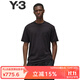Y-3【 雙11】y3 REG SS TEE男士T恤圓領(lǐng)短袖純棉t恤IW0066 黑色 M