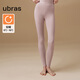 ubras25年新羊毛肌底褲女士保暖褲發(fā)熱薄款打底抗靜電秋褲輕暖蘭花煙L
