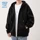 JEANSWEST LIFE真維斯衛衣男開(kāi)衫連帽外套春秋厚實(shí)透氣拉鏈上衣少年街頭潮流衣服