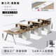 世紀兆輝辦公桌員工位簡(jiǎn)約現代辦公室四六人位卡座工位桌職員辦公 E0材3點(diǎn)6米對坐六人位帶椅