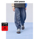 MiniPeace太平鳥童裝男童牛仔長褲FAHAF1213 牛仔中藍(lán) 140cm