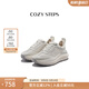 COZY STEPS可至男女款COZYPACER系列秋季休閑鞋厚底舒適牛皮運動鞋情侶鞋 香草奶白7160(女） 37