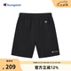 Champion冠軍短褲男夏季2024新款美式休閑純棉運(yùn)動(dòng)褲 M201黑色 XL 