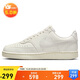 耐克NIKE休閑鞋女子減震COURT VISION LO運動鞋DH3158-110白灰37.5