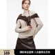 ELLE【100%綿羊毛】法式休閑半高領(lǐng)毛針織衫女2025秋季新款毛衣 駝色 M