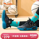 安踏（ANTA）兒童運動(dòng)鞋男大童御甲科技旋鈕扣中幫異形籃球鞋312331102H