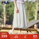 FILA 斐樂(lè )官方女士梭織裙2025夏季新款時(shí)尚休閑舒適半身裙一步裙 大地灰-GY M 165/66A/M
