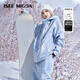 ISEE MIGGA【滿(mǎn)鉆系列】單板滑雪服女款3L寬松雪服套裝男裝備防水防風(fēng)雪服 滿(mǎn)鉆牛仔-套裝 M