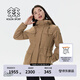 KOLON SPORT/可隆防水棉服 女子戶外運(yùn)動(dòng)防水防風(fēng)保暖工裝連帽可調(diào)節(jié)棉服 LKPJ4WTT10-CA 駝色 S (160/84A)