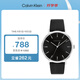 凱文克萊（Calvin Klein）CK手表簡(jiǎn)約款皮帶時(shí)尚石英男表生日禮物男25200050
