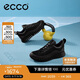 愛(ài)步（ECCO）休閑鞋男 網(wǎng)面透氣輕盈徒步舒適運動(dòng)跑步鞋 靈動(dòng)525254 黑色43