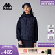 卡帕（Kappa）背靠背運動(dòng)輕薄羽絨服外套女2025新款冬季連帽防寒服潮 K0E82YY29 暗夜藍黑-906 L