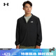 安德瑪（UNDERARMOUR）秋冬Vibe Windbreaker男子梭織休閑外套1386555 黑色001 L