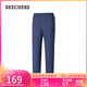 斯凱奇（Skechers）長(cháng)褲男2025新款秋運動(dòng)褲百搭舒適寬松直筒休閑衛褲P425M078
