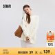 森馬[商場(chǎng)同款]毛衣女圓領(lǐng)oversize溫柔2024冬季新款小狗毛衫軟糯 白色調(diào)00311 160/84A/M