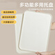 特美居長(cháng)方形托盤(pán)蛋糕水果盤(pán)子茶盤(pán)果盤(pán)收納盤(pán)配菜餐盤(pán)加厚特大號米白色