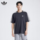 阿迪達(dá)斯 （adidas）男女 三葉草系列 3 STRIPE TEE 短袖 IZ1832 2XL