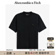 ABERCROMBIE & FITCH【重磅百搭】男裝25夏季經(jīng)典小麋鹿棉質(zhì)圓領(lǐng)短袖T恤KI124-5181 黑色 L (180/108A)