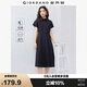 佐丹奴襯衫連衣裙女夏季純棉通勤風(fēng)口袋連袖薄款裙子13465324