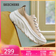 斯凱奇（Skechers）女鞋經(jīng)典百搭帆布鞋厚底增高休閑鞋軟底舒適透氣板鞋戶(hù)外鞋177435