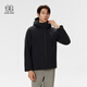 KOLON SPORT/可隆WINDSTOPPER中量級棉衣 男子戶(hù)外運動(dòng)防水透濕P棉棉服 LHPJ5WN115-BK 黑色 M 170/92A