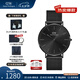 丹尼爾惠靈頓（DanielWellington）dw手表男 幻影系列男士手表石英歐美腕表 七夕情人節(jié)禮物送男友 曜夜黑黑色鋼帶-DW00100632