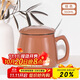 貝瑟斯馬克杯 經(jīng)典咖啡杯帶蓋帶勺辦公家用杯子陶瓷杯簡(jiǎn)約光滑水杯 棕色