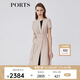 PORTS寶姿春夏新品女裝短袖長(zhǎng)連衣裙LM8D258NWB011 貝殼色 XL (10)