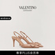 華倫天奴VALENTINO[禮物]女士 VLOGO SIGNATURE 漆皮高跟鞋 肉桂粉色（建議選小半碼） 38