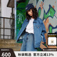 dickies秋冬老爹風(fēng)水洗牛仔外套底特律IKE機械師重磅夾克 DK0A87R4 中間藍 M