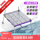 一味化氏新品NEX釣臺(tái)全鏤空輕量化鋁合金折疊釣魚平臺(tái)大釣臺(tái)炮臺(tái) NEX釣臺(tái)-80*90cm
