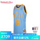 MITCHELL & NESS復(fù)古球衣AU球員版NBA湖人隊(duì)科比籃球服運(yùn)動(dòng)背心 科比布萊恩特01-02賽季 S