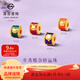 菜百首飾 黃金轉運珠 足金5D鎏彩國風(fēng)生肖組合轉運珠 定價(jià) HD 黃金轉運珠 約0.3g鼠龍猴轉運珠