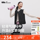 蕉下（beneunder）外套女氣絨馬甲保暖內搭可機洗運動(dòng)戶(hù)外CL000漫暮黑L