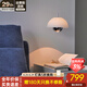 新特麗（COMELY）奶油風(fēng)床頭吊燈花苞燈臥室可升降小吊燈免接線玄關(guān)吊線燈 伴月 磨砂白-調(diào)光調(diào)色-升降
