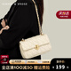 CinvaiKrose包包女包輕奢侈小方包女士包包新款2025高級感品牌菱格斜挎包 米白生日禮物送女友