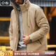 馬登工裝 杜邦棉加厚保暖棉衣立領(lǐng)防風(fēng)棉服御寒短款外套男冬季 淺卡其 L