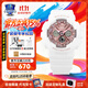 卡西歐（CASIO）手表明星經(jīng)典三眼小盤BABY-G防水學(xué)生運(yùn)動(dòng)日韓手表女神禮物送女友 BA-130-7A1蜜粉金+百米防水
