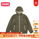 CHUMS洽洽鳥(niǎo)戶(hù)外休閑連帽棉服夾克男女同款輕薄棉外套CH04-1415 綠色M032 L (175)