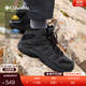 Columbia蔣奇明同款哥倫比亞戶(hù)外男子防水抓地耐磨中幫徒步登山鞋BM0652 014 BM0652 男 黑色 42 (27cm)男