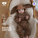 Kordear嬰兒豹紋連體衣早秋寶寶衣服嬰幼兒秋裝外出服哈衣睡衣 小豹奇緣 一件連體衣【柔軟親膚 A類(lèi)】 90cm 【身高80-90cm 體重25-30斤】
