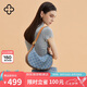 CASSILE卡思樂(lè)女包牛仔丹寧風(fēng)大容量輕奢單肩包生日七夕禮物送老婆實(shí)用