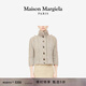 Maison Margiela[尊享特惠]馬吉拉女士高領(lǐng)粗針織開(kāi)衫厚毛衣短外套 119M淺棕色 S